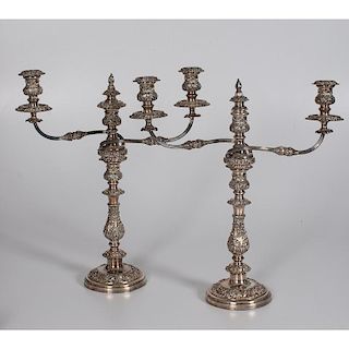 Classical Silverplated Candelabra