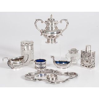 Sterling Silver and Glass Accessories