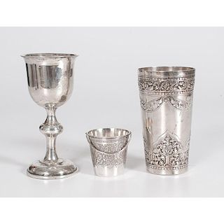Continental and Persian Silver Vessels
