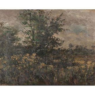 Meadow Scene, Oil on Canvas