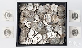 Kennedy half dollars 1965-70, 62 ozt.