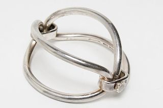 Vintage Hans Hansen Sterling Silver Cuff Bracelet