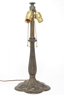Art Nouveau Bradley & Hubbard Bronze Table Lamp