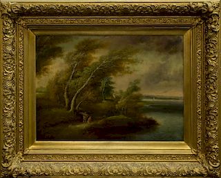 Signed William Waterson- Landscape Oil on Board