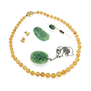 A Lot of Jade Jewelry