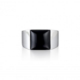 Cartier Black Onyx Tank Ring