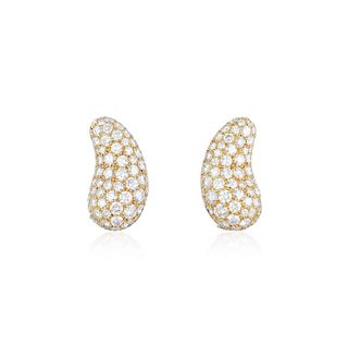 Tiffany & Co. Elsa Peretti Teardrop Diamond Earrings