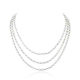A Pearl Rope Necklace
