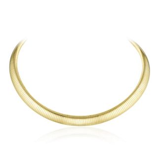 A Gold Omega Coil Necklace