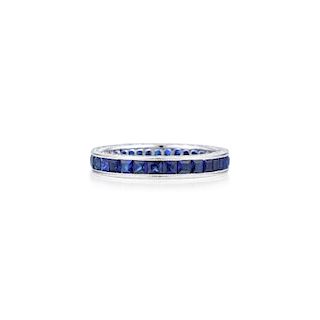 A Sapphire and Gold Band