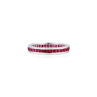 A Ruby and Gold Band