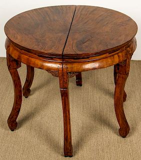 Fine Antique Chinese Round Camphor Wood Table