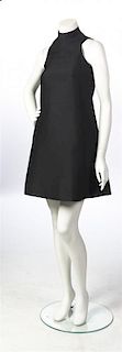 A Geoffrey Beene Black Wool Trapeze Dress,