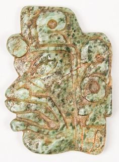 Pre-Columbian Jade or Hardstone Carving