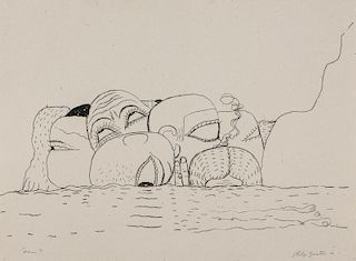 Philip Guston (1913-1980) "Sea", 1980