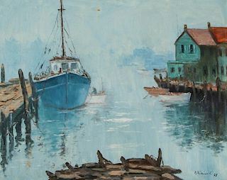 Cesare Ricciardi (1892-1973) Oil Painting