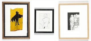 3 Original Figurative Works by Various Artists