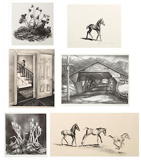 Victoria Huntley (1900-1971) 6 Lithographs