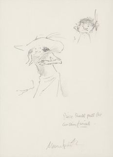 Maurice Sendak (1928-2012) Orig. "Really Rosie" Drawing