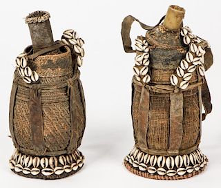 2 Old Ethiopian Medicine Jars