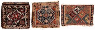 3 Antique West and Southwest Persian Bagfaces