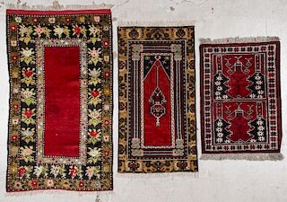 3 Semi-Antique Turkish Rugs