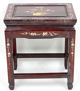 Chinese Mother of Pearl Nesting Table