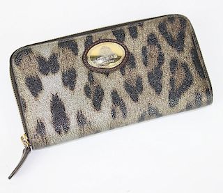 Roberto Cavalli Women's Cheetah Wallet