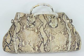 Gucci Women's Hand Bag, Snake Skin
