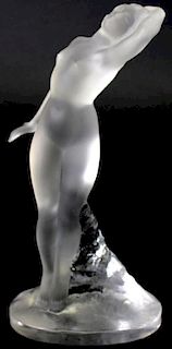 LALIQUE "Dansuer" Nude Sculpture: