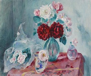 MARTHA WALTER (1875-1976): STILL LIFE WITH ROSE BOUQUETS