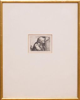 ADRIAEN VAN OSTADE (1610-1685): THE SMOKER