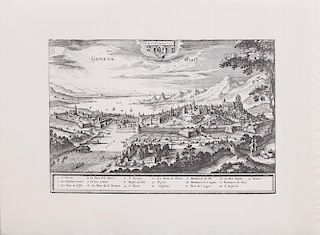 AFTER JACQUES RIGAUD (1681-1754): VUE DE LA PLACE ROYALE