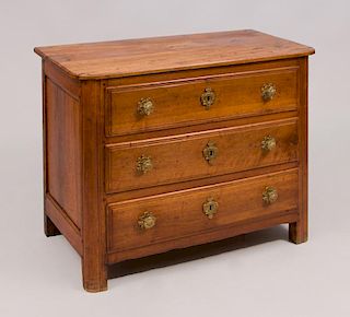 FRENCH PROVINCIAL ORMOLU-MOUNTED FRUITWOOD COMMODE