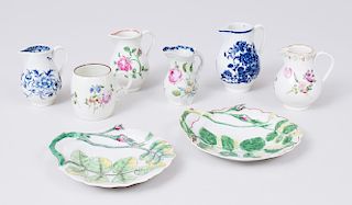 GROUP OF ENGLISH PORCELAIN TABLE WARES