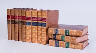GROUP OF LEATHER-BOUND SETS