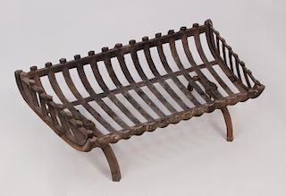 LARGE CAST-IRON FIRE GRATE
