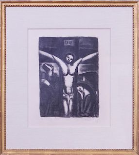 GEORGES ROUAULT (1871-1958): CHRIST ON THE CROSS