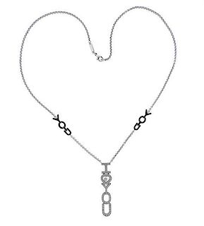 Chopard I Love You 18k Gold Diamond Necklace