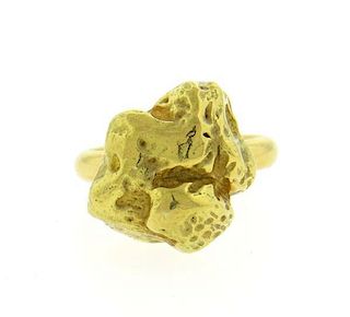 Solange Azagury Partridge 18K Gold Nugget Ring