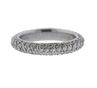 Michael B. Platinum Diamond Wedding Band Ring