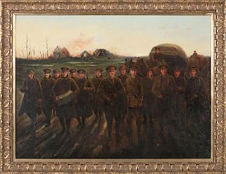 Unknown,  Oil Painting, British Soldiers