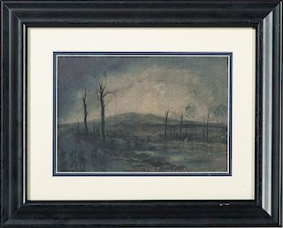 "Gunner" F.J. Mears (English, 1890-1929), Watercolor