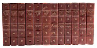 [Literature - Henry James - New York Edition] 24 Volumes Henry James in 1/2 Morocco - Alvin Langdon Coburn Frontis Illustrati