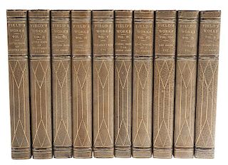[Literature - Works of Eugene Field - Fine Binding] Writings in Prose and Verse of Eugene Field, 10 Volumes in Fine Binding -