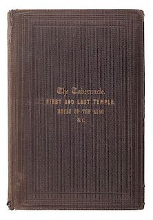 [Architecture - Religion - Bible Study] Paine's Treatise on the Temple in Jerusalem, 1861 First Edition with 21 Lithographs,