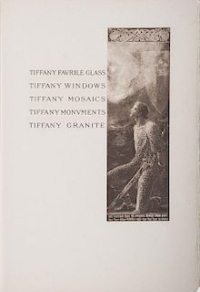 [Art - Design - Glass] Louis C. Tiffany Ecclesiastical Catalogue - Favrille Glass, Windows, Mosaics - 1922, Fine in Original