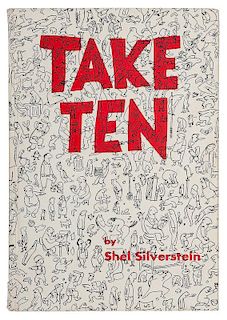 [Cartoons - Shel Silverstein - 1st Book] 1955 Tokyo First Printing of Shel Silverstein's First Book in Original Cardboard Pos