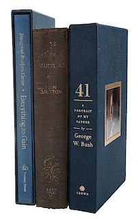 [Americana - Presidents] Three Titles By or About Presidents, Including Signed George Bush; Signed Jimmy and Rosalynn Carter