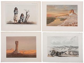 [Western Americana - Railroad Survey Lithographs] USPRR, Pacific Railroad Survey, Large Collection of Lithographs